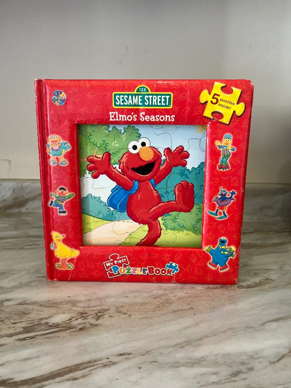 Little elmo seasons sesame street puzzle book